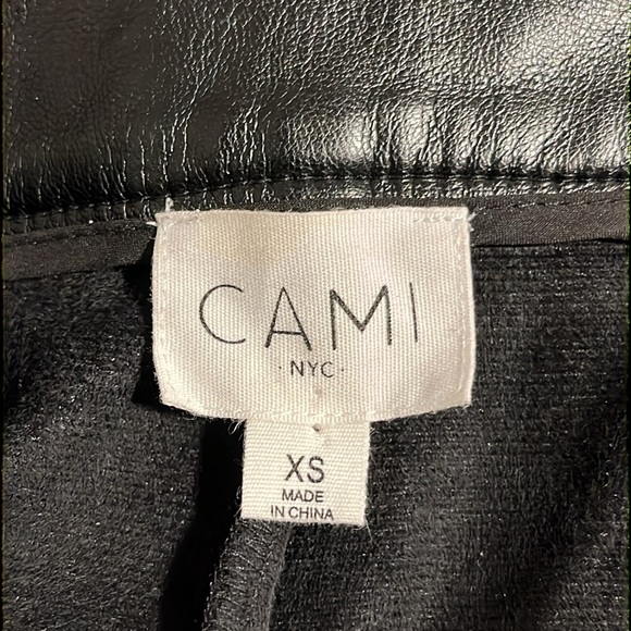 CAMI NYC black pleather pants, size XS - Picture 4 of 12